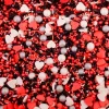 Sprinkles corazones y bolitas rojos San Valentín 90 g - Azucren