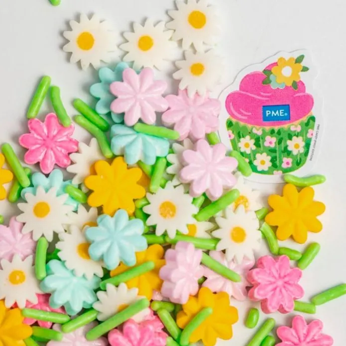 Sprinkles de azúcar flores de primavera 60 g - PME