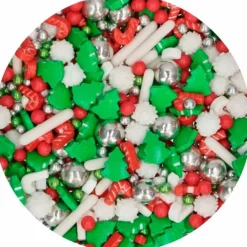 Sprinkles 3D Medley Christmas Wishes Navidad 70 g - Funcakes
