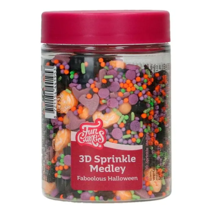 Sprinkles 3D Medley Faboolous Halloween 70 g - Funcakes