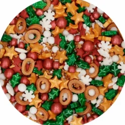Sprinkles 3D Medley Mistletoe Kisses Navidad 70 g - Funcakes