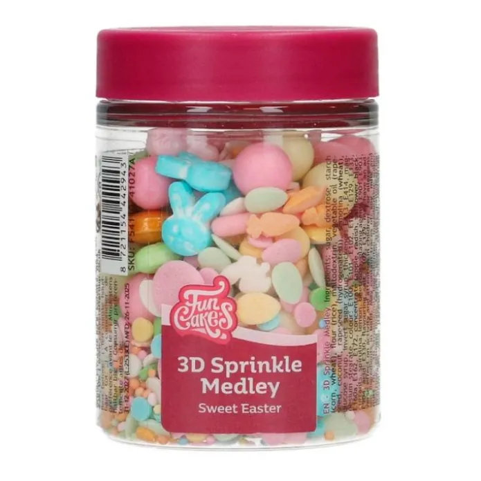 Sprinkles 3D Medley Sweet Easter Pascua 70 g - Funcakes