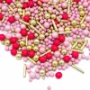Sprinkles dorados, rosas y rojos Girl Gang 190 g - Happy Sprinkles