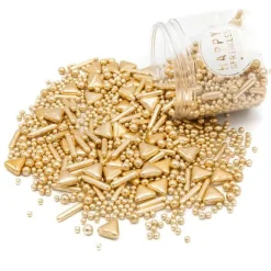 Sprinkles dorados Vintage Gilding 190 g - Happy Sprinkles
