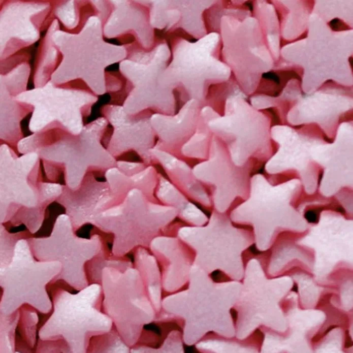 Sprinkles estrellas rosas 60 g - Azucren
