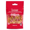 Sprinkles estrellas y bastones de caramelo Navidad 100 g - Sin gluten - Dekora