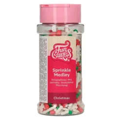 Sprinkles Medley Christmas Navidad 60 g - Funcakes