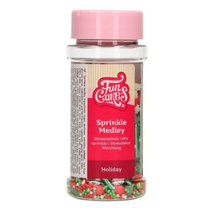 Sprinkles Medley Holiday 65 g - Funcakes