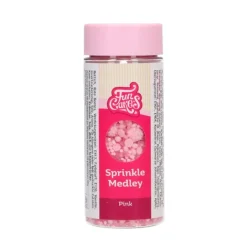 Sprinkles Medley Pink 70 g - Funcakes