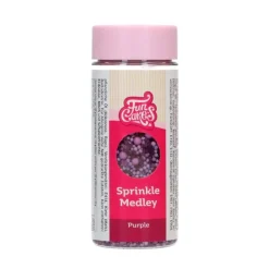Sprinkles Medley Purple 70 g - Funcakes