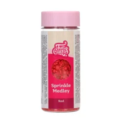 Sprinkles Medley Red 70 g - Funcakes
