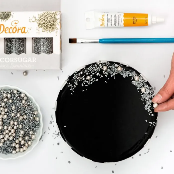 Sprinkles Mix metalizados plata 85 g (3) - Decora