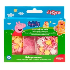 Sprinkles Mix Peppa Pig 70 g - Sin gluten - Dekora