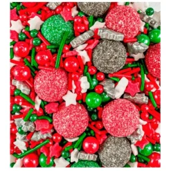 Sprinkles árboles y estrellas de Navidad de azúcar 90 g - Azucren