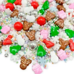 Sprinkles regalos, copos y árboles de Navidad Merry Little Christmas 90 g - Happy Sprinkles
