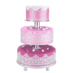 Stand de aluminio para tartas 3 niveles - Cake Masters