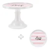 Stand de cerámica blanco Love 25 cm - Miss Étoile + REGALO plato