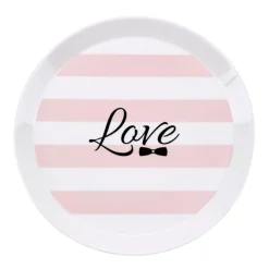 Stand de cerámica blanco Love 25 cm - Miss Étoile + REGALO plato