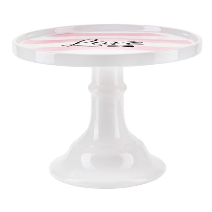 Stand de cerámica blanco Love 25 cm - Miss Étoile + REGALO plato