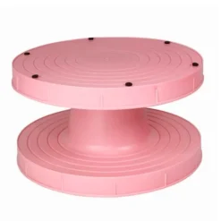 Stand giratorio antideslizante rosa 22,7 cm - FMM