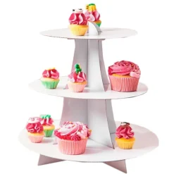 Stand para cupcakes 3 niveles blanco - Funcakes