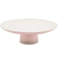 Stand para tartas de cerámica beige y rosa 31 cm Big Love Jamie Oliver