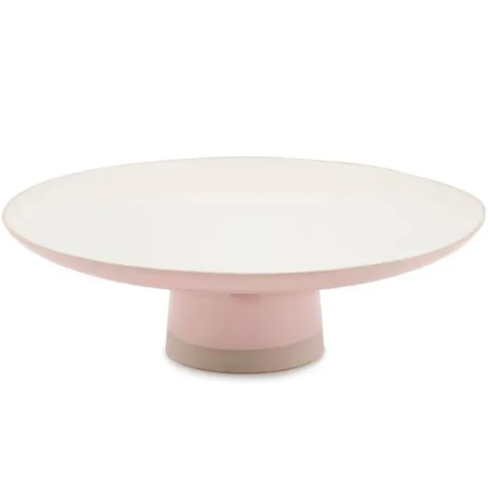 Stand para tartas de cerámica beige y rosa 31 cm Big Love Jamie Oliver