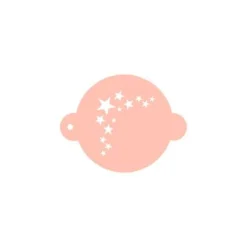 Stencil arabesco nº 24 estrellas 9 cm - TodoStencil
