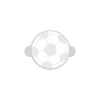 Stencil balón de fútbol 9 cm - TodoStencil