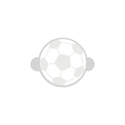 Stencil balón de fútbol 9 cm - TodoStencil