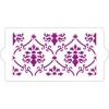 Stencil barroco 30 cm - Decora