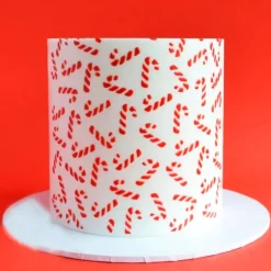Stencil bastones de caramelo Navidad - Sweet Stamp