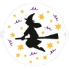 Stencil bruja Halloween 25 cm - Decora