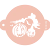Stencil calabazas Halloween 20 cm - TodoStencil