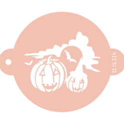 Stencil calabazas Halloween 20 cm - TodoStencil