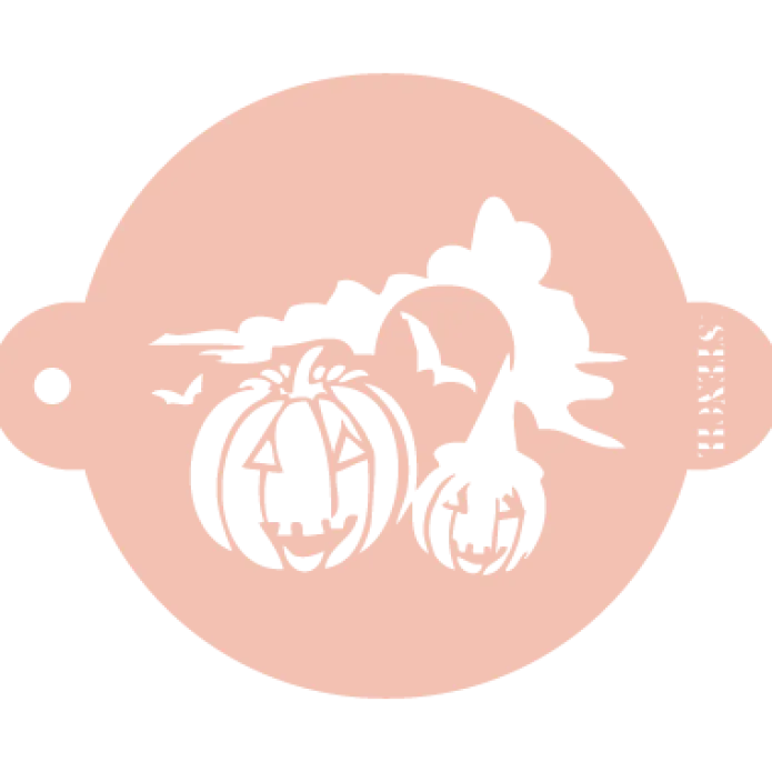 Stencil calabazas Halloween 20 cm - TodoStencil