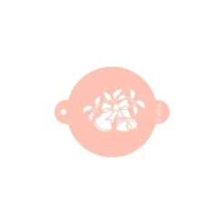 Stencil campanas de Navidad 9 cm - TodoStencil