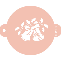Stencil campanas de Navidad 20 cm - TodoStencil
