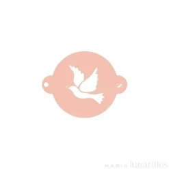 Stencil Comunión Paloma 9 cm - TodoStencil