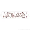Stencil familia de jengibre 30 cm - Decora