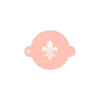 Stencil flor de lis vintage 9 cm - TodoStencil