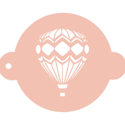 Stencil globo aerostático 20 cm - TodoStencil