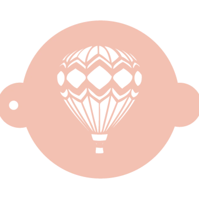 Stencil globo aerostático 20 cm - TodoStencil