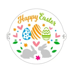 Stencil Happy Easter Feliz Pascua 25 cm - Decora