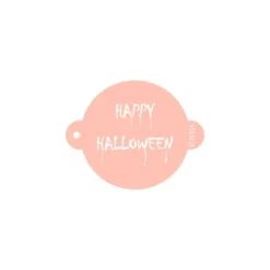 Stencil Happy Halloween 9 cm - TodoStencil