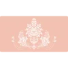 Stencil para contornos fuente rosas, 20 cm - TodoStencil