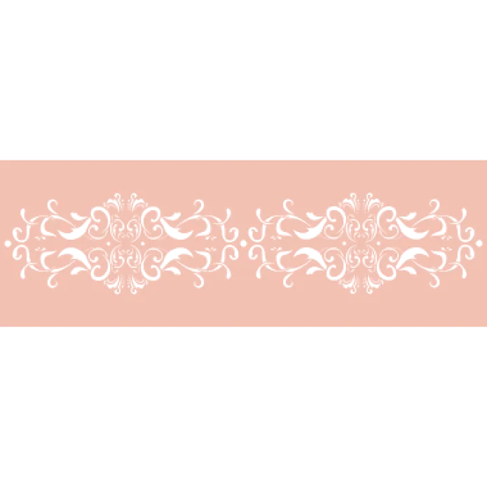 Stencil para contornos nupcial (nº 4C), 29 cm - TodoStencil