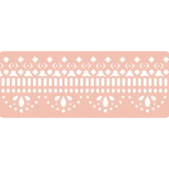 Stencil para contornos puntilla (nº 14), 29 cm - TodoStencil