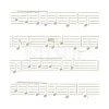 Stencil para fondos partitura 12 cm - TodoStencil