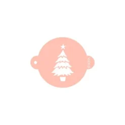 Stencil árbol de Navidad (nº 1), 9 cm - TodoStencil